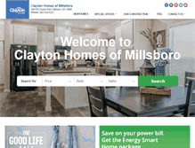Tablet Screenshot of claytonmillsboro.com
